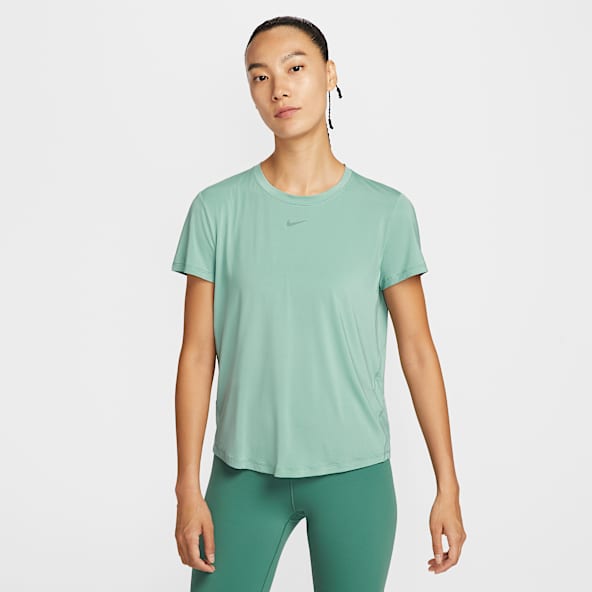 Womens Green Tops and T-Shirts. Nike JP